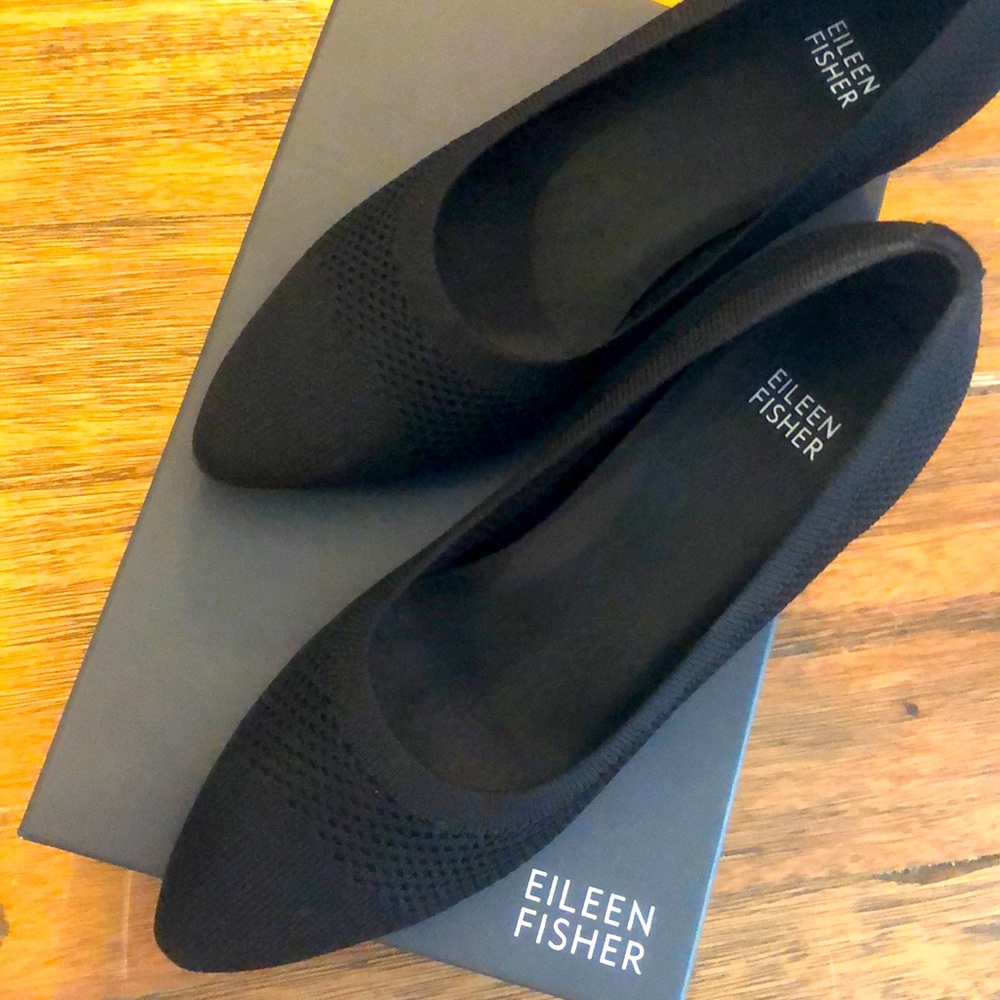 Eileen Fisher kitten heels size 8